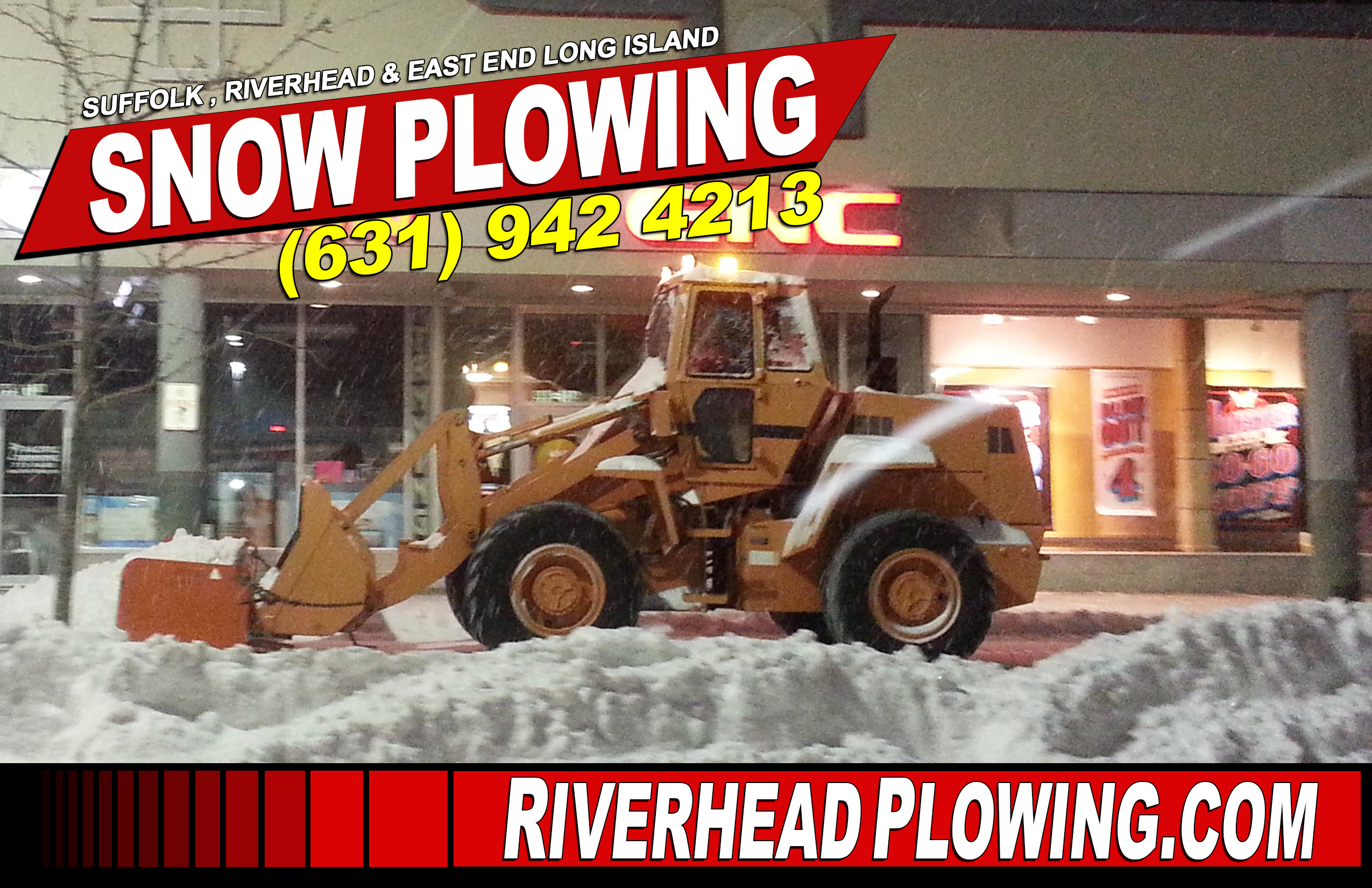 Snow Plowing with Onsite Salt Supply