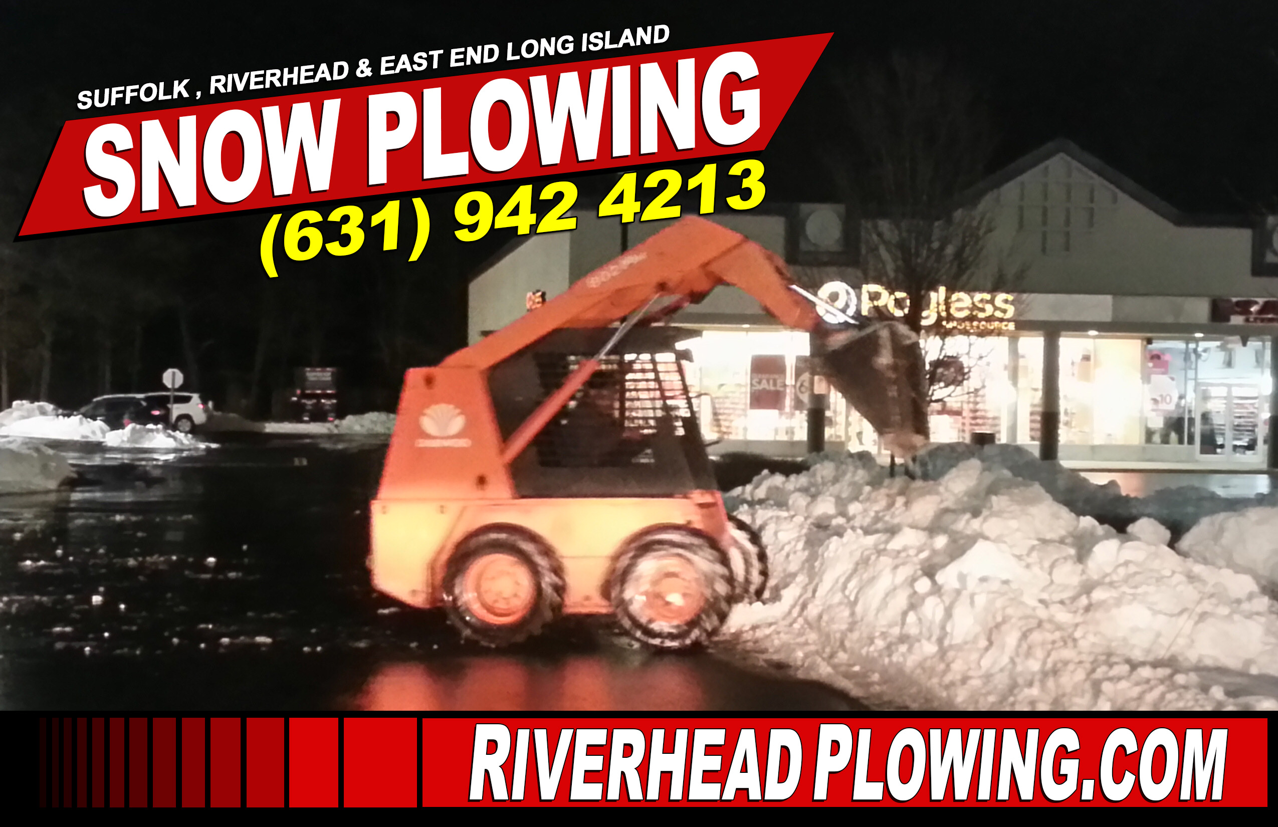 Skid Steer Bobcat for Snow Plow Customers